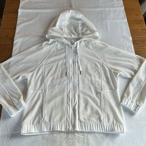 Lululemon Mesh on Mesh Jacket White 10